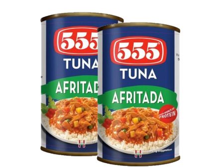 555 Afritada Tuna - 2Pcs × 155g (Offer) Online Hot Sale