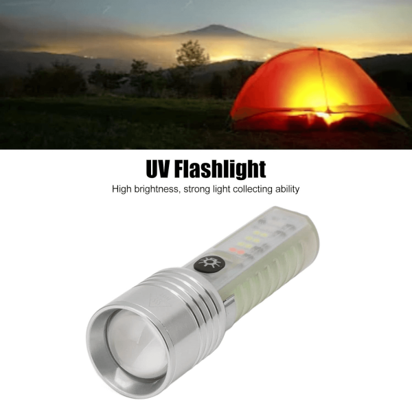 USB Rechargeable Portable LED Flashlight on Sale