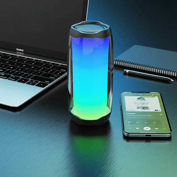 Portable Bluetooth Speaker With Colorful Lights Glow Plus 4 (Big) Hot on Sale