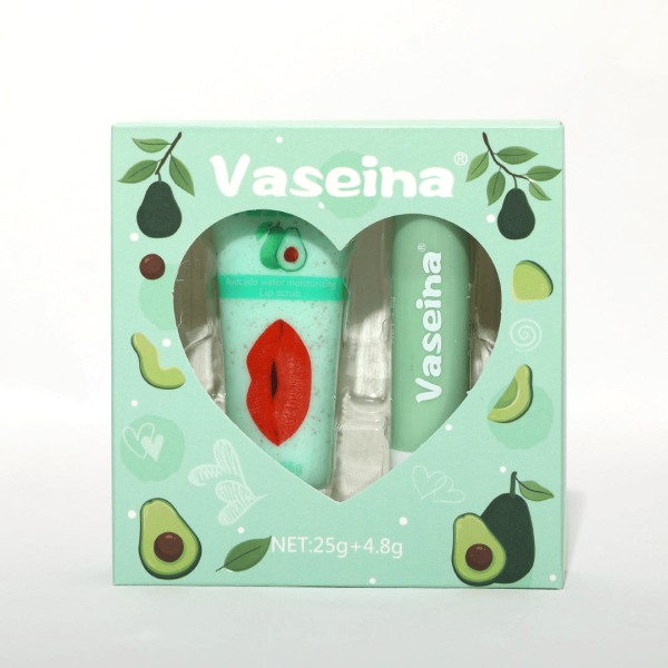 Vaseina Avocado Water Moisturizing Lip Scrub + Lip Balm - 25g+4.8g Cheap