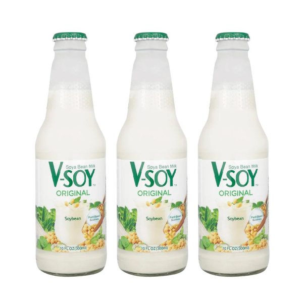 V-Soy Original Soyamilk Drink 300ML x 3 Pcs (Offer) Sale