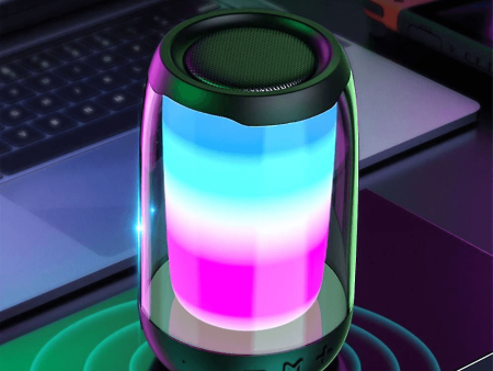 Portable Bluetooth Speaker With Colorful Lights Glow Plus 4 Mini For Discount