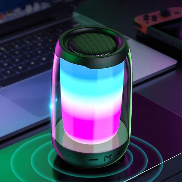 Portable Bluetooth Speaker With Colorful Lights Glow Plus 4 Mini For Discount