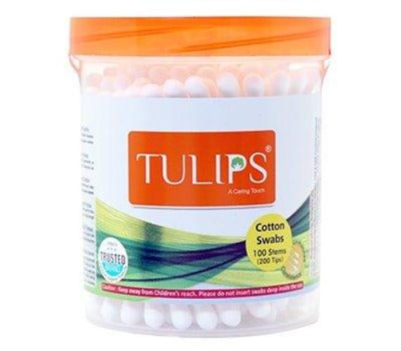 Tulips Cotton Buds 100Pcs Supply