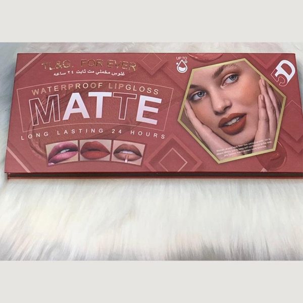 WaterProof Lip Gloss Mate Lip Stick - 5g×12Pcs on Sale