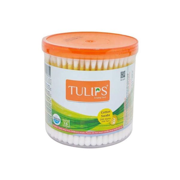 Tulips Cotton Buds 200Pcs X 2 Pcs Sale