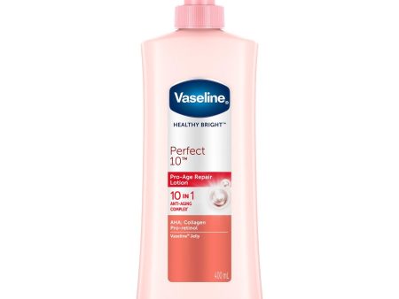 Vaseline Healthy Bright Perfect 10 Body Lotion  - 400ml (Pump) Online