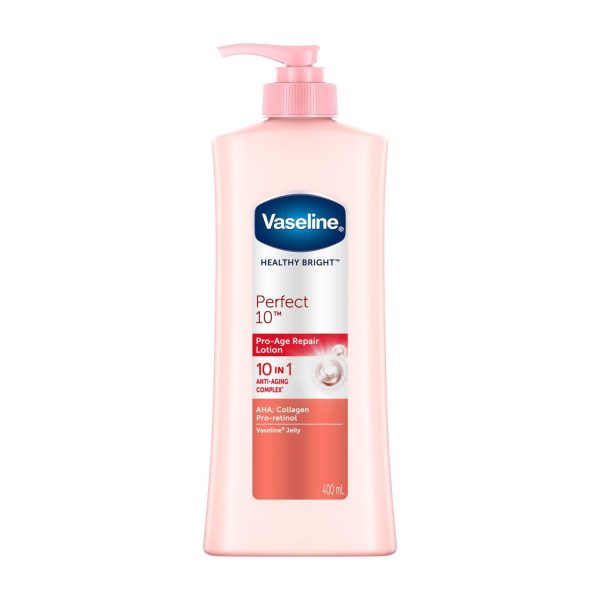 Vaseline Healthy Bright Perfect 10 Body Lotion  - 400ml (Pump) Online