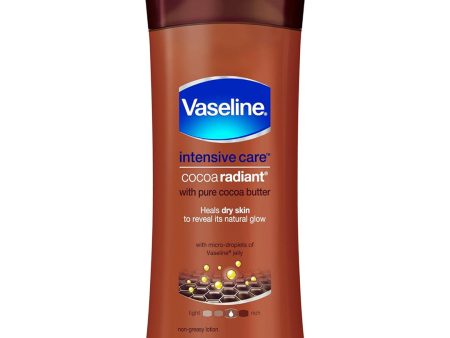 Vaseline Body Lotion Cocoa Radiant Intensive Care -  400ml Online Hot Sale