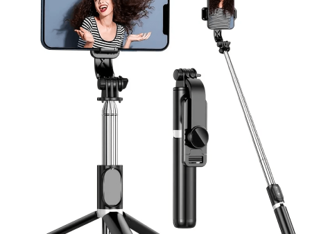 Tripod & Mini Live BroadCast Bluetooth Selfie Stick D-10 Online Sale