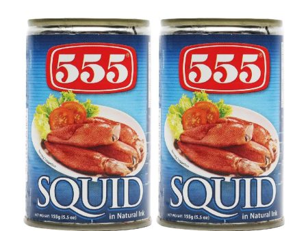 555 Squid Regular 155gm x 2 Pcs on Sale