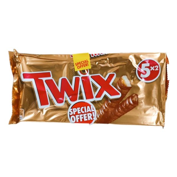 Twix Chocolate Cookie Bar 5x50g Hot on Sale