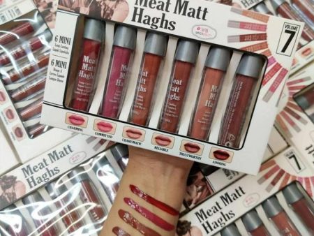 Warda Beauty Meat Matt haghs Long Lasting Liquid Lipsticks - 6 Pcs For Discount