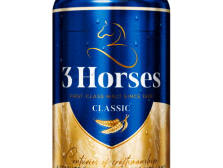 Three Horses First Class Malt Beverage Can Classic - 500ml Sale