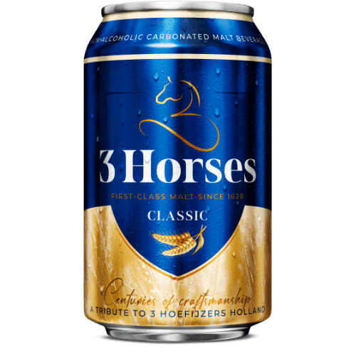 Three Horses First Class Malt Beverage Can Classic - 500ml Sale