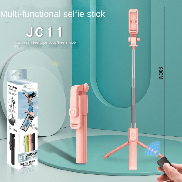 Tripod & Mini Live BroadCast Wireless Selfie Stick JC-11 For Sale