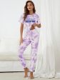 West Coast Cotton Lycra Tie-Dye Night Suit Set Night Dress Online Sale