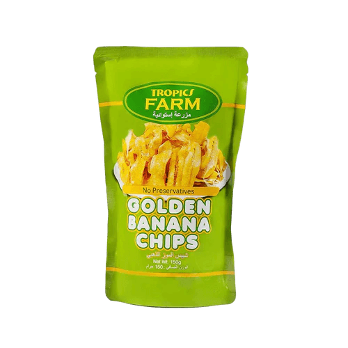 Tropics Farm Golden Banana Chips - 150g Hot on Sale