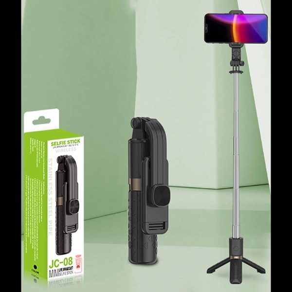 Tripod & Mini Live BroadCast Wireless Selfie Stick JC-08 For Sale