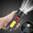 USB Rechargeable Portable LED Flashlight L-822 on Sale