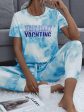 West Coast Cotton Lycra Tie-Dye Night Suit Set Night Dress Online Sale